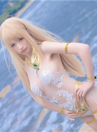 Shimizu Yunai NO.023 Mary Rose white swimsuit(24)